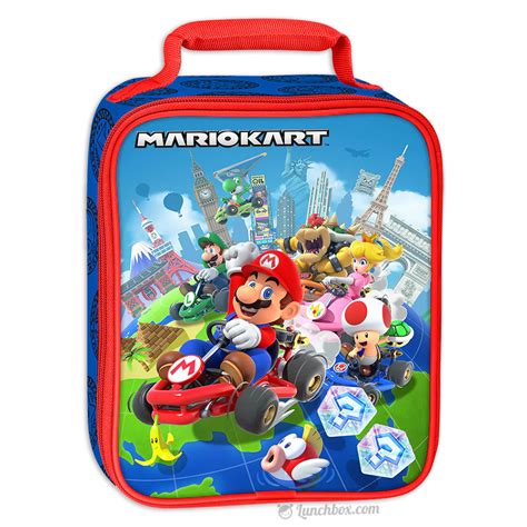 mario metal lunch box|mario backpack and lunchbox.